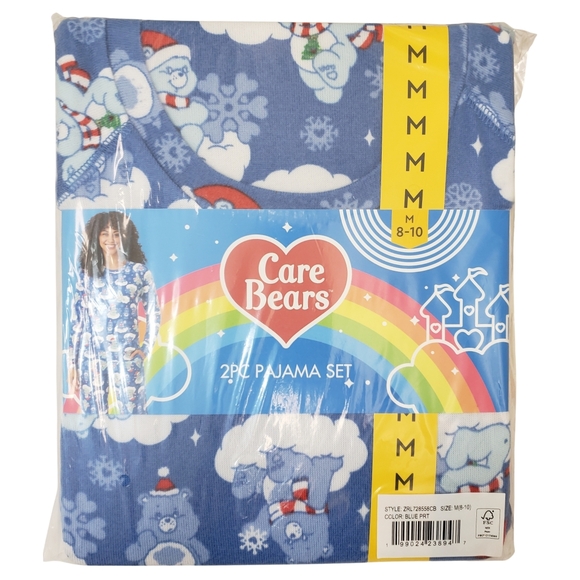 Other - Character Pajama Set Women 2-Piece Pullover and Jogger Care Bears NWT